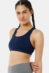 Amante Padded Anti Microbial Sports Bra - Pageant Blue — thumbnail 2